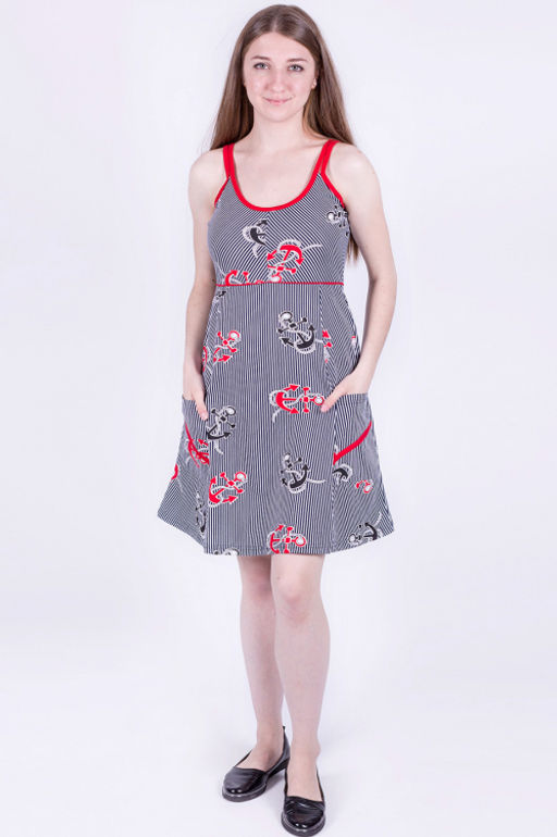 Арт. 636 Туника 44-50 (4 шт) Цвет:ассорти - Калинка фото 2