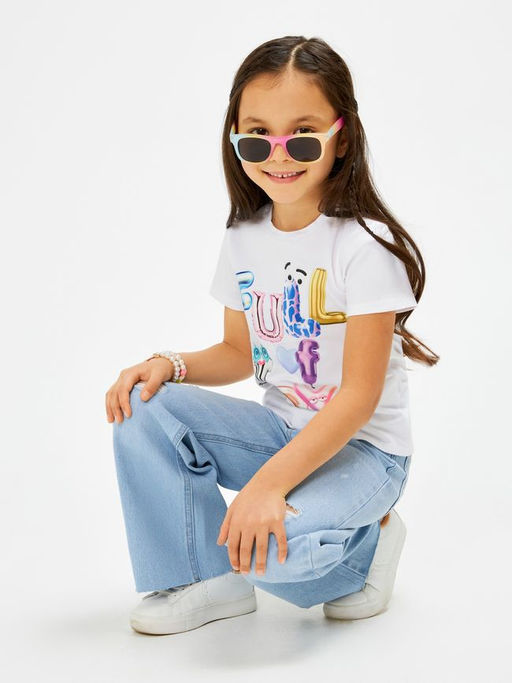 ACOOLA / Футболка детская для девочек Coimbra крем  фото 2