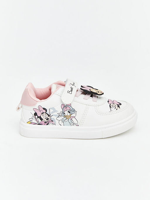 Minnie Mouse Bask?l? K?z Bebek Spor Ayakkab?