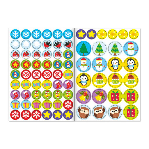 Книжка с наклейками кружочками Приходи, Новый год!, 16 стр. - Буква-ленд фото 3