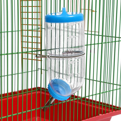 Поилка для грызунов, 500 мл, 20.5×5 см, голубая