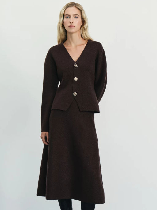 Юбка А-силуэта с люрексной нитью / Zarina