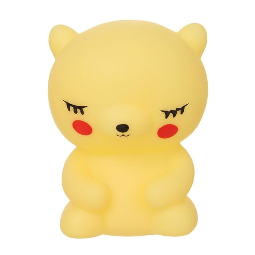 Ночник "Медвежонок" LED от батареек 3xLR44 желтый 7х7х11,5 см