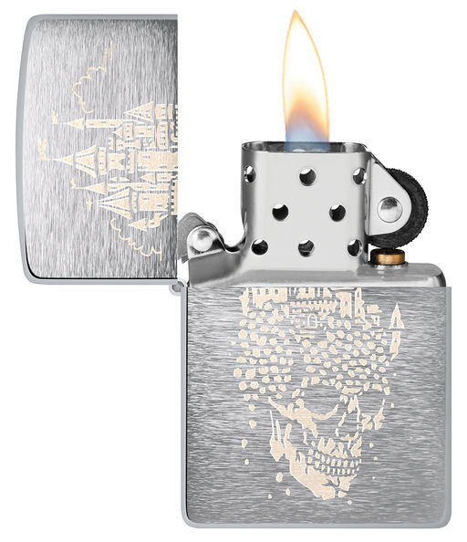 Зажигалка ZIPPO Замок черепа | Skull Castle 46477  фото 3
