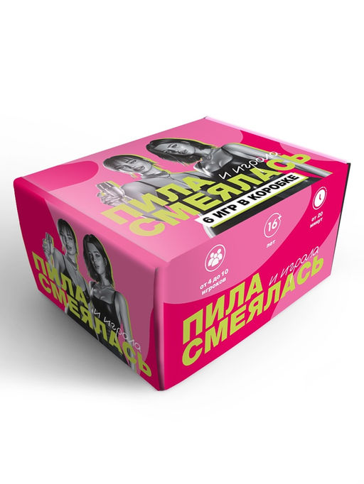 Настольная игра для девушек «Пила, смеялась и играла», 175 карт, 16+