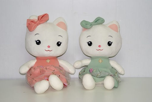 Мягкая игрушка Кошка в платье 30 см - Storyland фото 5