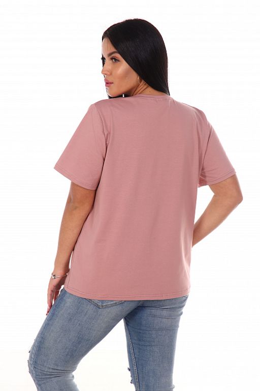 РАСПРОДАЖА Футболка промо 718/пудровый шестигранник - Ihomelux фото 3