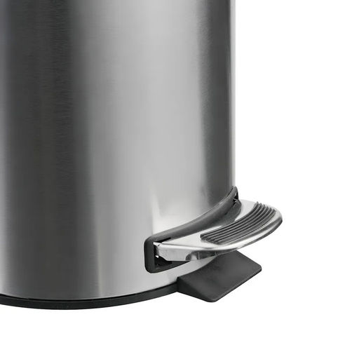 Контейнер д/мусора 12,0л. круг с педалью нерж., без доводчика арт. КТ-88-12С-БД Катунь - Полимербыт фото 5