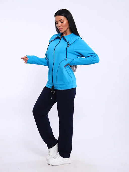 Костюм Натали 19131 кофта и брюки из футера  фото 18