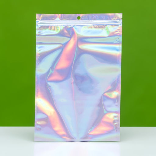 Цена за 100 шт. Пакет Zip-lock ПЭТ, иридисцентный, со сплошным окном, плоский, еврослот 20?30 см - UPAK LAND фото 2