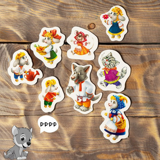 Обучающие магниты Сказки - Лесная мастерская фото 6