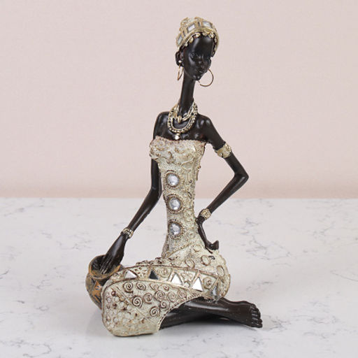 Статуэтка Африканка 10х19,5 см / 25189E /уп 24/ - Галеонтрейд фото 8