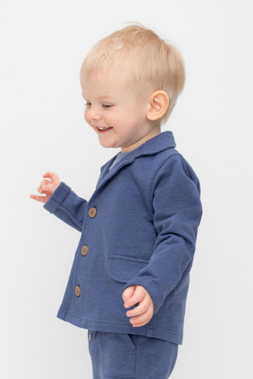 КР 302610/синий меланж к512 жакет д/мал яс - Crockid фото 4