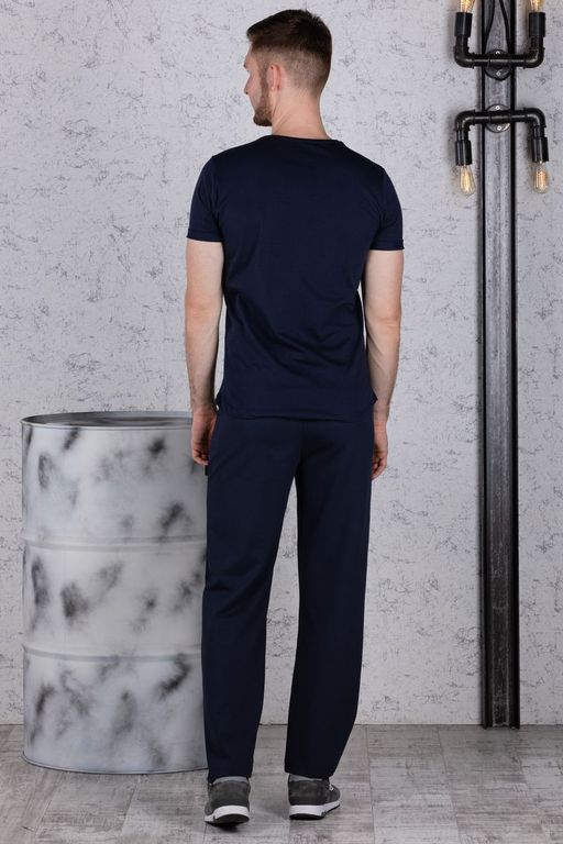 Брюки спортивные 
 3.MM001A-синий