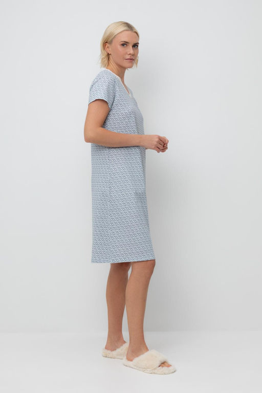 Е 10054/сахар,восточный орнамент сорочка ночная жен