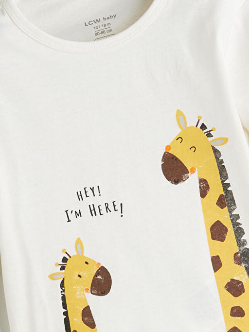 Bisiklet Yaka Erkek Bebek Ti??rt