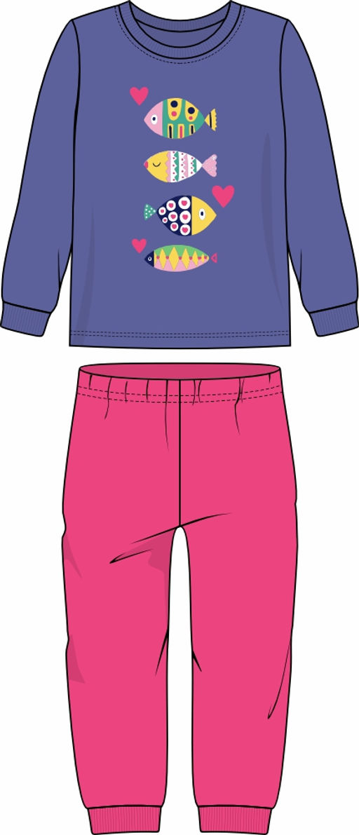 Пижама для девочки 91313 Lets go - Let's go фото 2