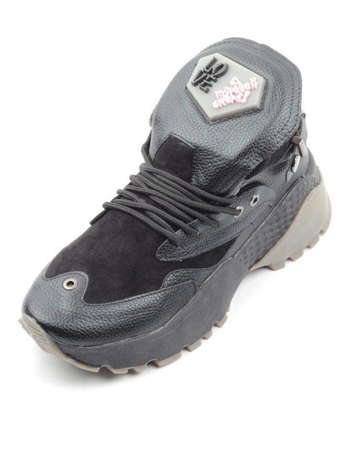 05-B5-47 BLACK Кроссовки женские (искусственные материалы) - Фабричный китай фото 5