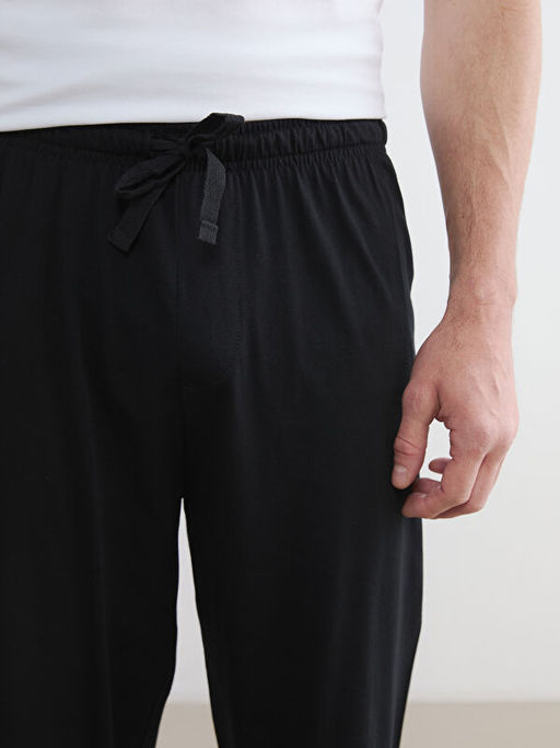 Standart Kal?p Erkek ?ortlu Pijama Alt?