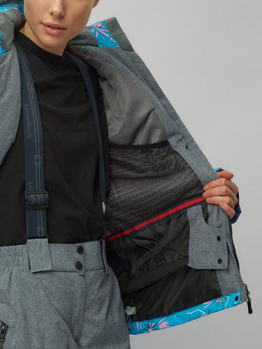 Горнолыжный костюм женский синего цвета 02216S - Chunmai фото 16