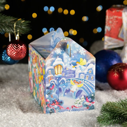 Цена за 5 шт. Подарочная коробка Зимняя Фантазия, 20 x 12 x 19 см - Simaland фото 4