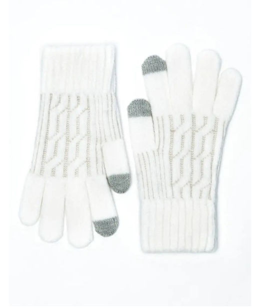 K13124 Перчатки утепленные БЕЛЫЙ