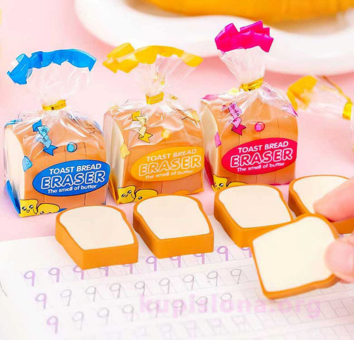 Набор стирательных резинок Toast bread - Купи слона фото 2