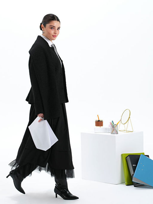 Beli Lastikli Poplin Klo? Etek