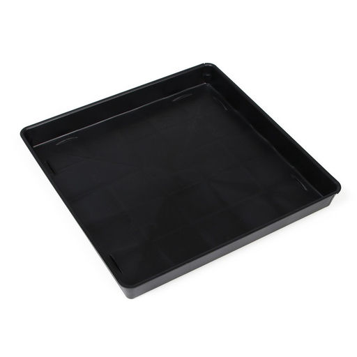 Набор для рассады: пластиковая вставки на 16 ячеек, по 130 мл, пластиковый чёрный поддон, 26.5×26.5×3 см