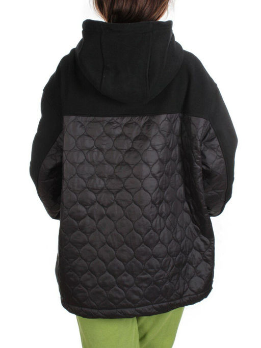 2821 BLACK Худи женское флисе - Фабричный китай фото 6