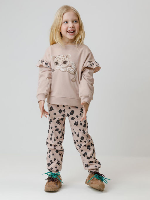 КР 400868/бежевый 1305 Н085 к615 брюки для дев