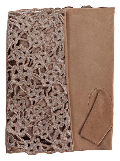 Перчатки женские ш/п F-0160 l.taupe - Eleganzza фото 17