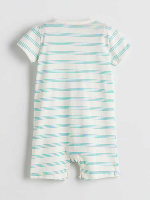 ?izgili Erkek Bebek Penye Tulum