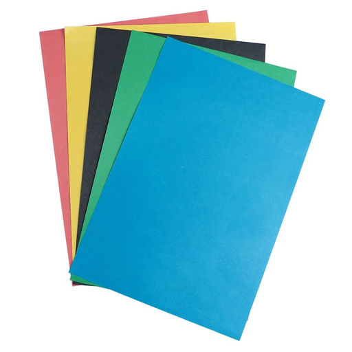 Набор для детского творчества А4, 5 листов картон цветной немелованный + 5 листов бумага цветная двухсторонняя - Calligrata фото 3