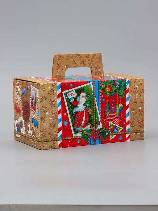 Цена за 5 шт. Коробка подарочная новогодняя «Почта» 27×14.5×16 см