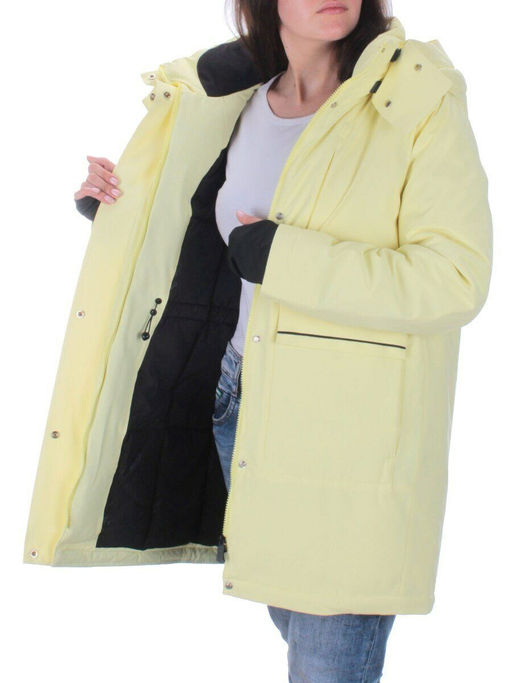 22352 YELLOW Куртка зимняя женская (200 гр. холлофайбера) - Fashion фото 7