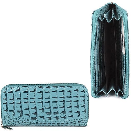 Портмоне женское Cayman-405К н/к, 3 отд, 11 карм, на молнии, бирюза КЛ (97) 165048