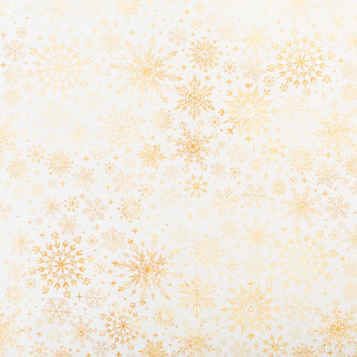 Цена за 10 шт. Упаковочная бумага на новый год крафтовая «Белое золото», 70×100 см