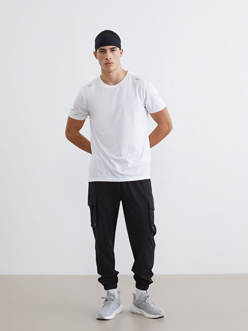 Bisiklet Yaka Erkek Spor Ti??rt