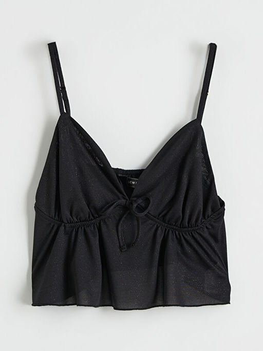 V Yaka Kad?n ?ortlu Pijama Tak?m?