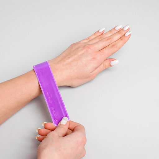 Цена за 12 шт. Браслет светоотражающий, 22 см, цвета МИКС - Simaland фото 3