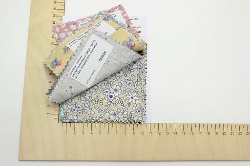 Комплект образцов Штапель принт №5 - Купава фото 4