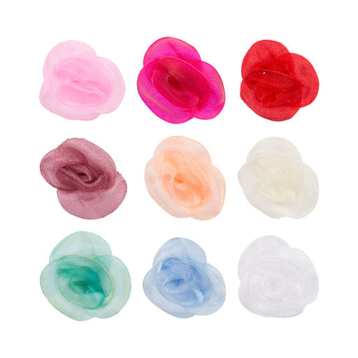 BLITZ 01 Цветок розочка большая 9 шт №041 голубой