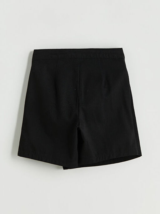Basic Gabardin K?z ?ocuk ?ort Etek
