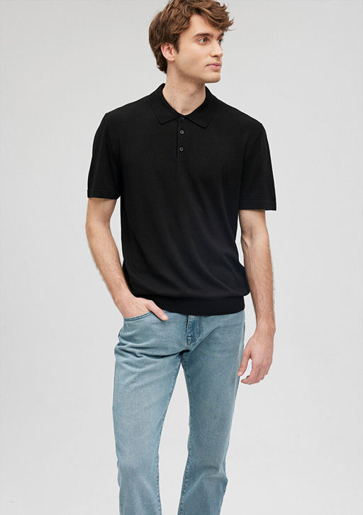 Siyah Polo Tisort