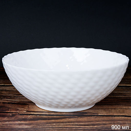 Салатник 900 мл 175 мм белый фактурный / WVW70Q (WHITE) /уп 6/48/ - Галеонтрейд фото 11