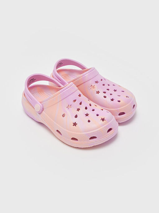 Bask?l? K?z ?ocuk Sandalet