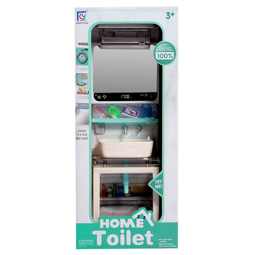 Набор мебели для кукол «Уборная», раковина, зеркало, аксессуары