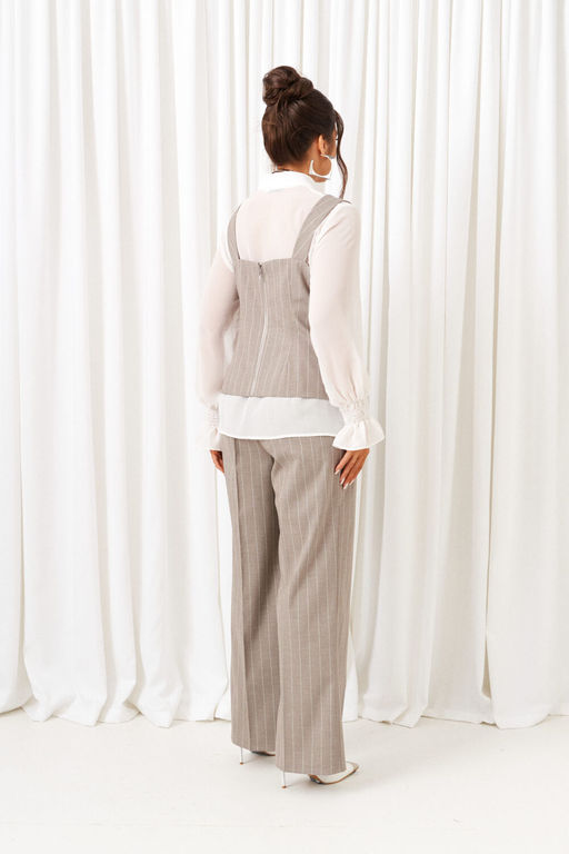 Костюм Beautiful Free 6417 полоска песочная