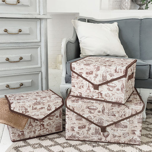 Короб стеллажный с крышкой, малый, 30*25*20 см, TRAVELLING, шт - Valiant фото 11